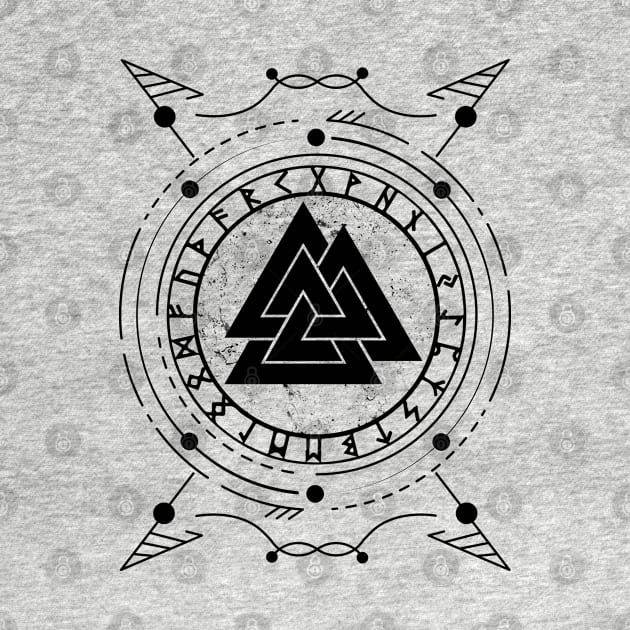 Valknut | Norse Pagan Symbol by CelestialStudio